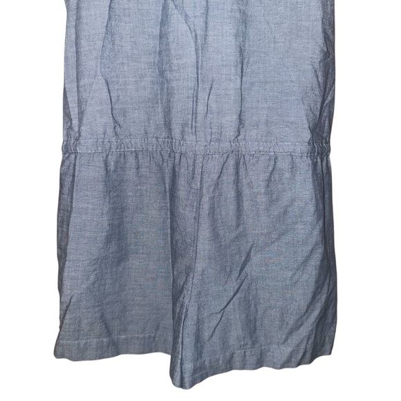 Abercrombie & Fitch Chambray Denim Cotton One Piece Romper Sz Small new nwt - Picture 10 of 13